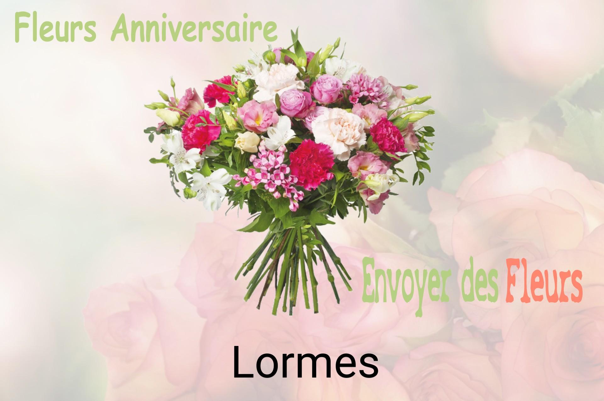 Bouquet de fleurs d’anniversaire livré à Lormes