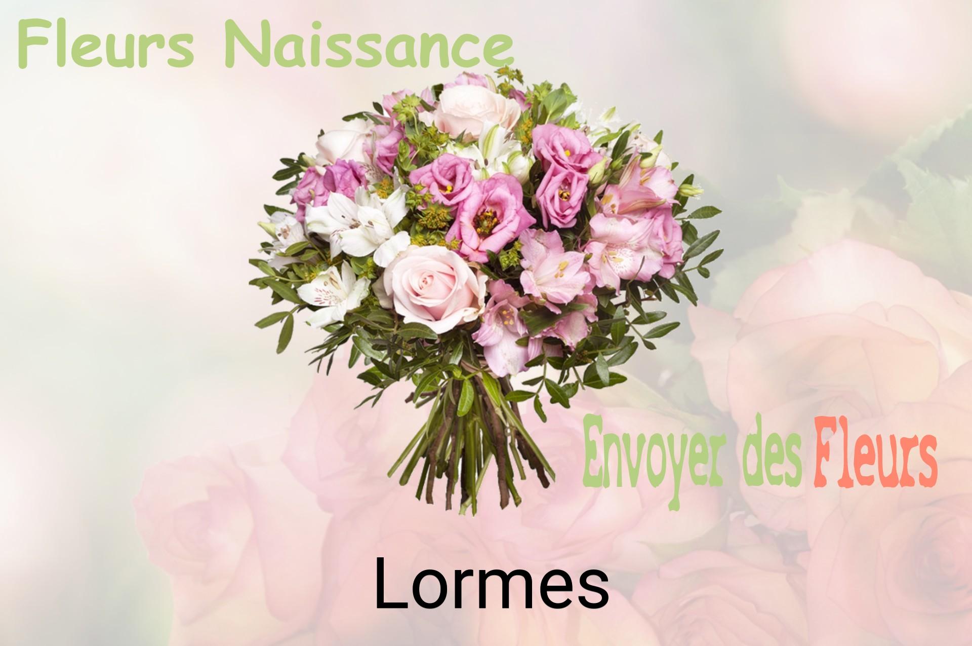 Bouquet de fleurs de naissance livré à Lormes